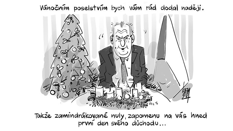 KEMEL: Vánoční poselství Miloše Zemana